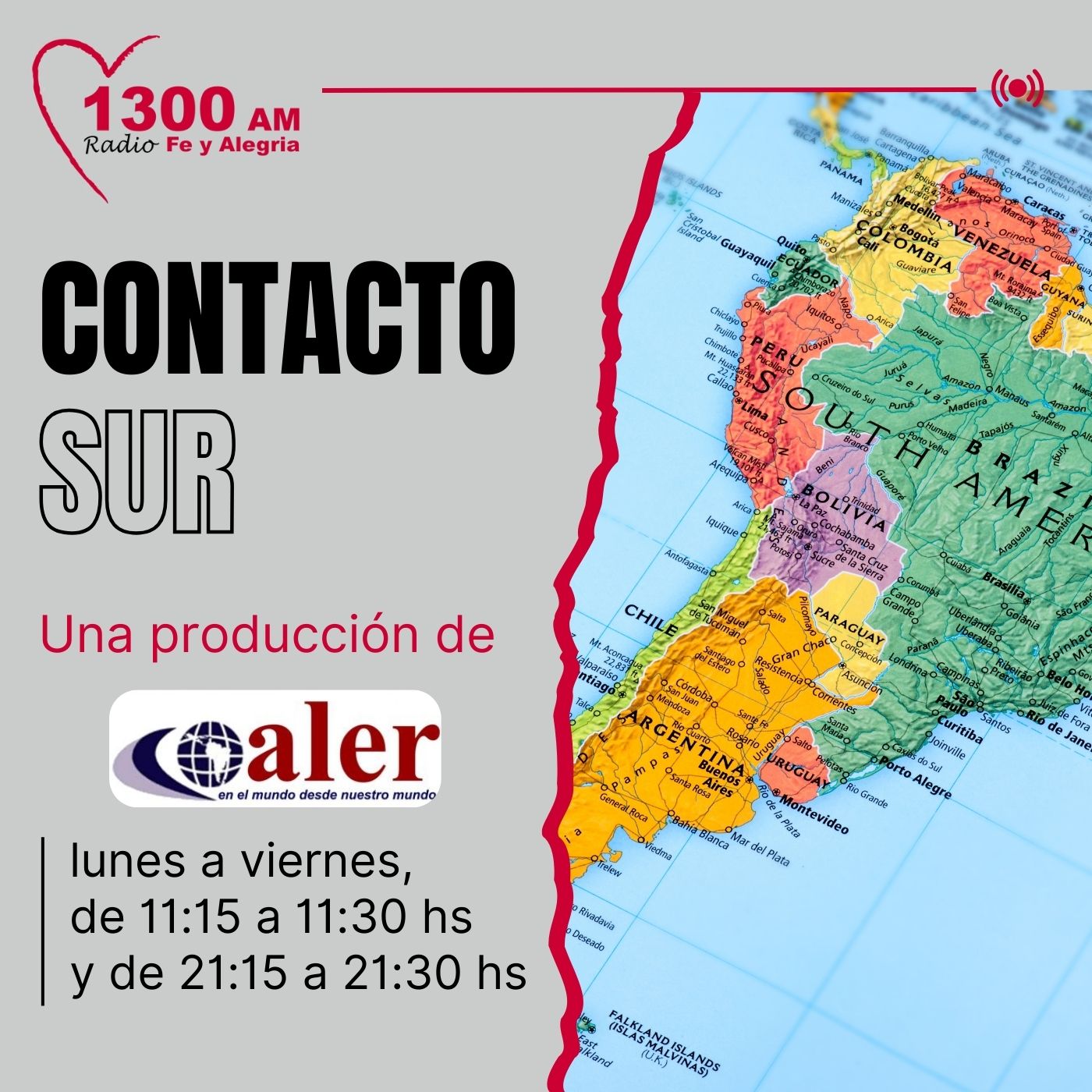 Contacto Sur ALER - Radio Fe y Alegría 1300 AM Contacto Sur ALER - Radio Fe y Alegría 1300 AM