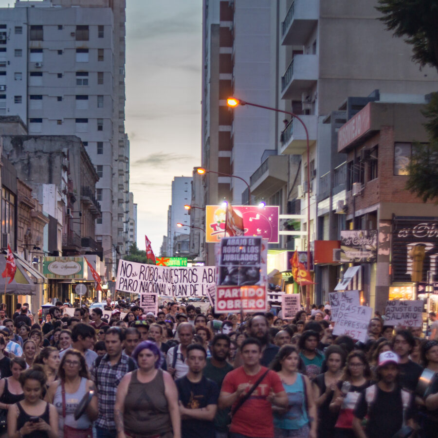 Cacerolazo contra la reforma jubilatoria Bahía Blanca