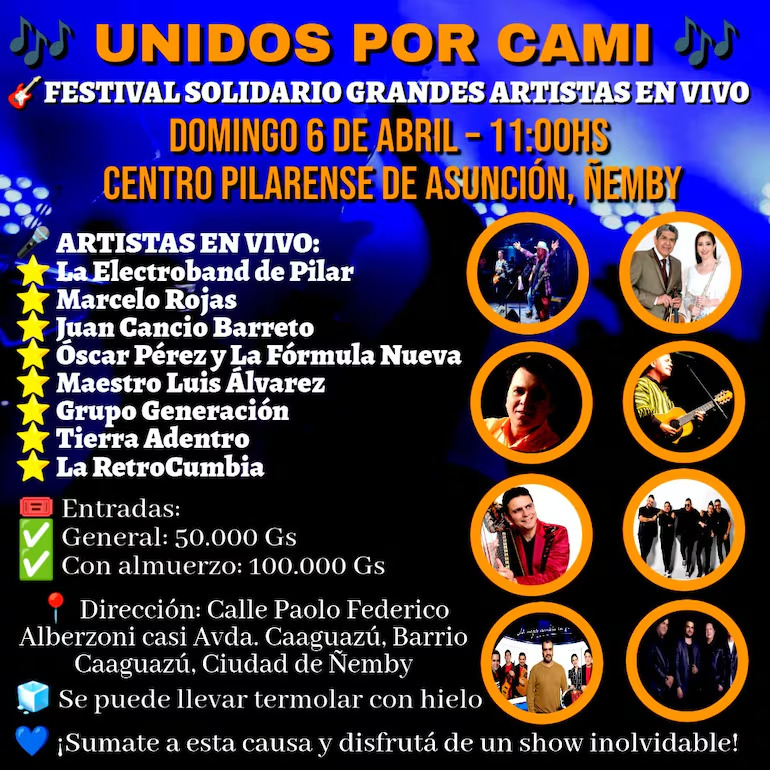 Concierto Unidos por Cami - 6 de abril de 2025 Concierto Unidos por Cami - 6 de abril de 2025