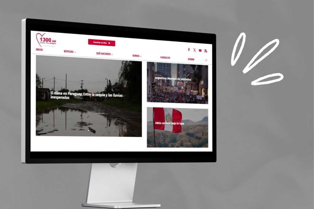 2 Nueva pagina web - Radio Fe y Alegría 1300 AM