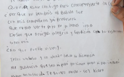 “Quiero que seas mi papá” el tierno pedido de Kyarha al Papa Francisco