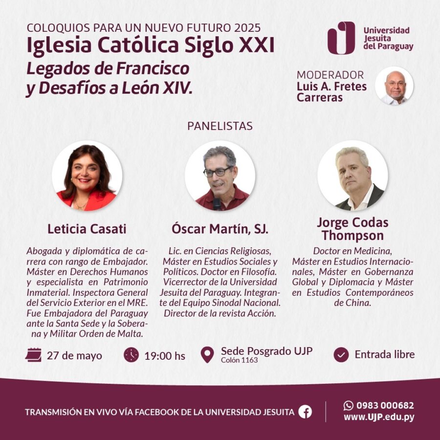 Coloquio Universidad Jesuita del Paraguay - martes 27 de mayo