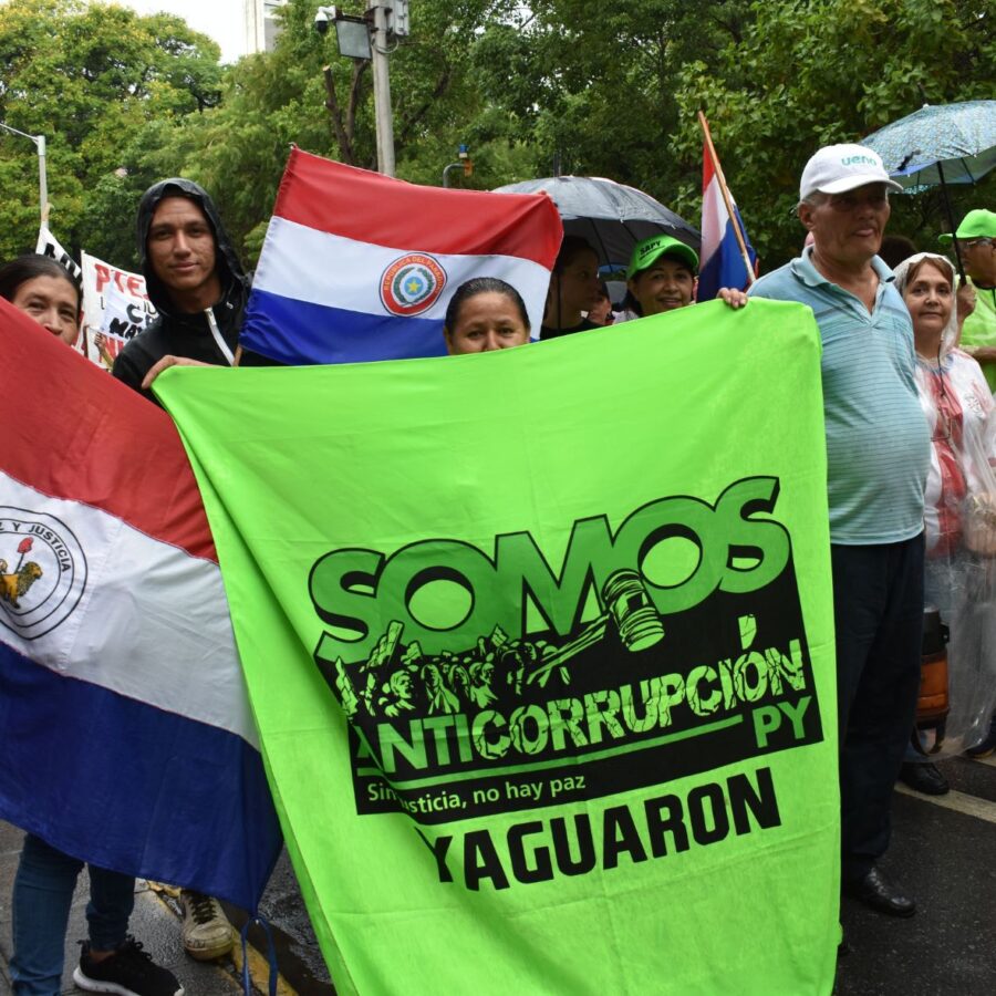 Manifestación contra la corrupción y la impunidad en Asunción - Paraguay - 2025