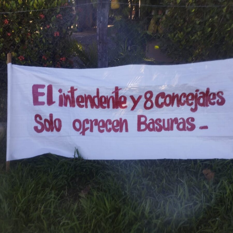 Manifestacion contra nuevo vertedero en Villa Hayes 4