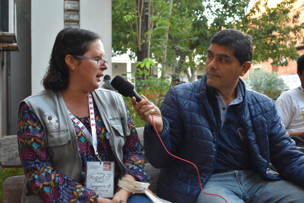 Raquel Pérez, representante de la Pastoral Social de la Diócesis de Benjamín Aceval