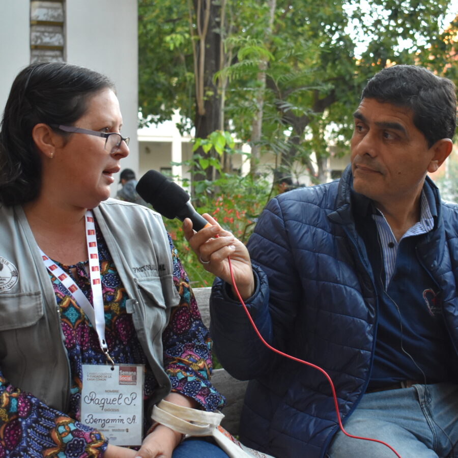 Raquel Pérez, representante de la Pastoral Social de la Diócesis de Benjamín Aceval