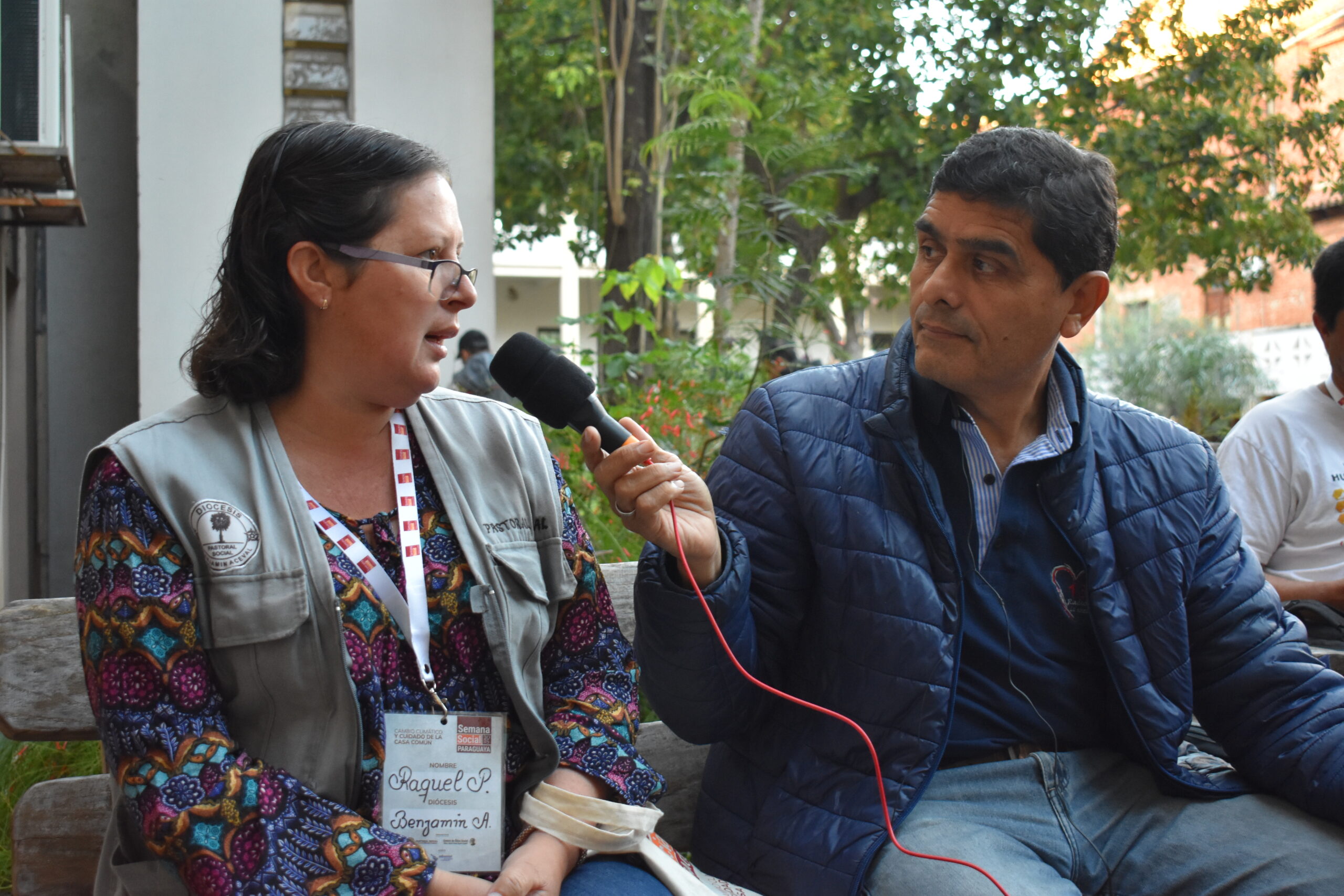 Raquel Pérez, representante de la Pastoral Social de la Diócesis de Benjamín Aceval