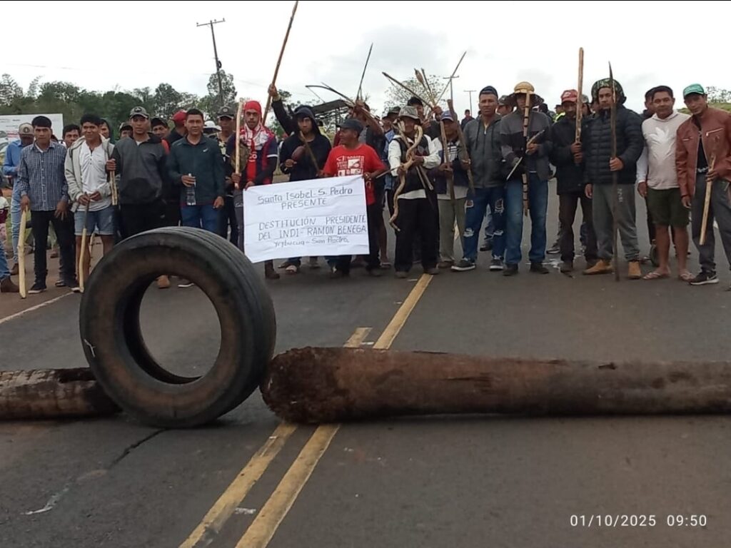 Cierre ruta Canindejú. Radio Fe y Alegría - 1300 AM - 1