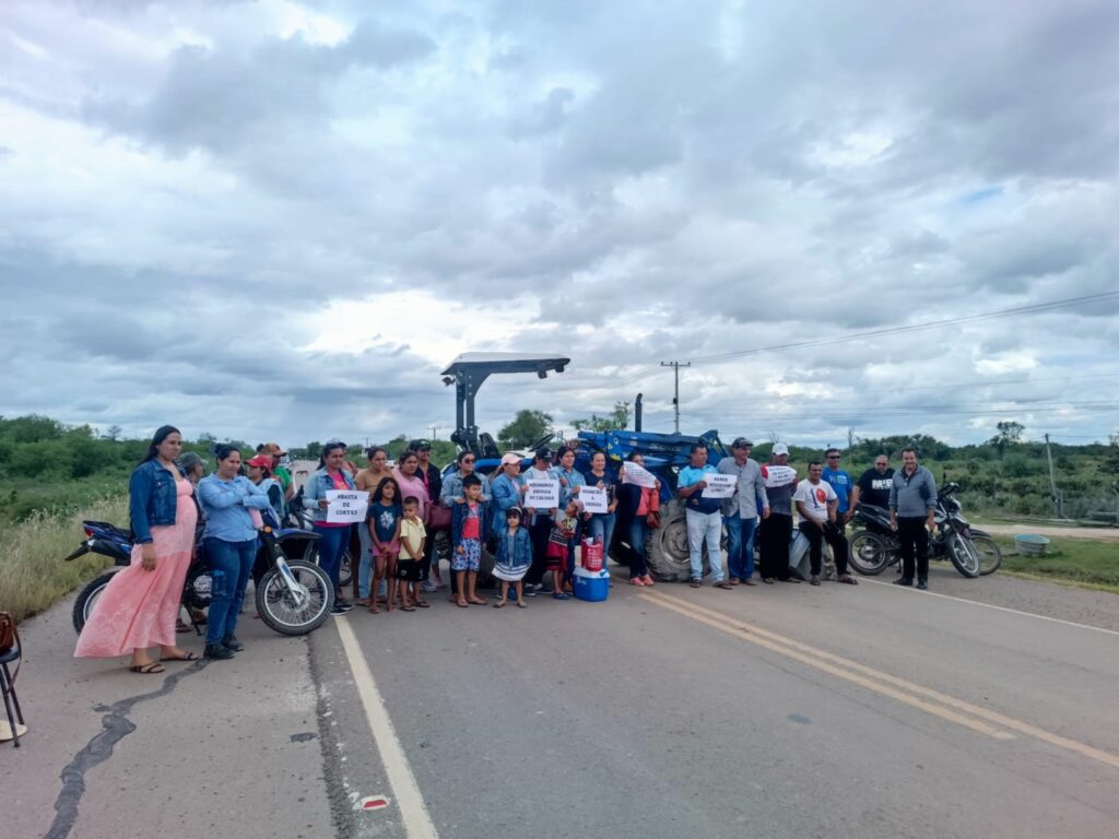 Cortes de energía - cierre de ruta en el Chaco 1