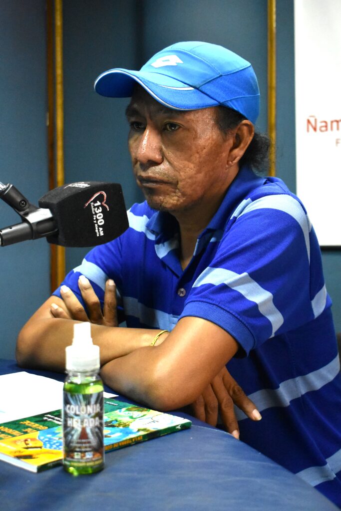 Nico Carlos González, del pueblo Sanapaná