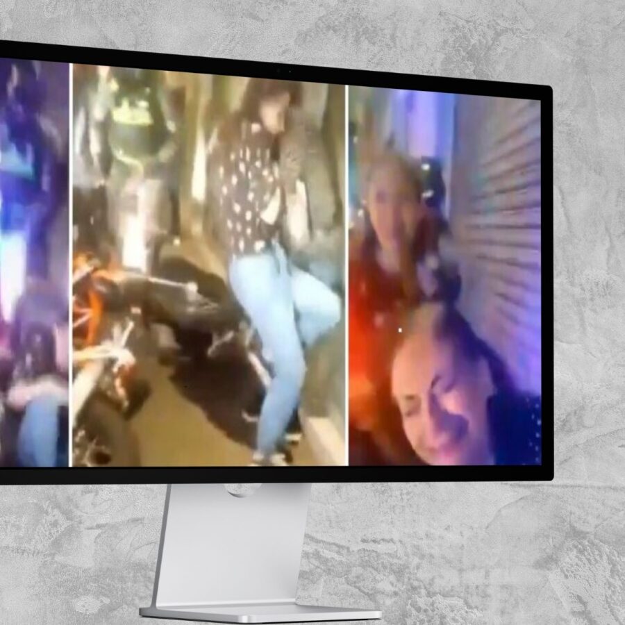 María Graciela Sánchez tras ser atropellada por agentes del Grupo Lince