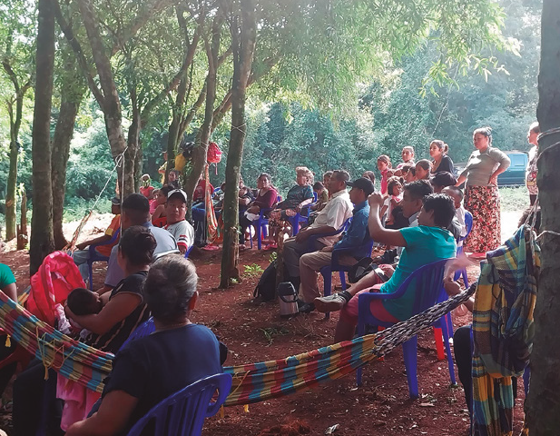 Reencuentro de Avá Guaraní Paranaenses en Tekoha Sauce - 2022