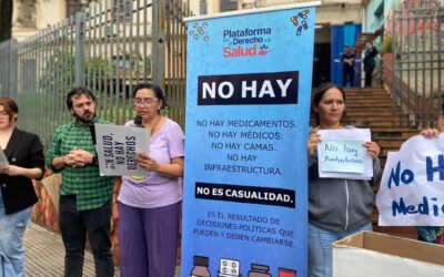 “La respuesta del Estado es siempre ‘no hay’ en el sistema de salud”